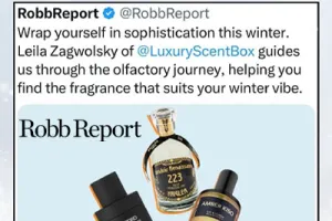 ROBB REPORT LOGO PRESS TWEET X